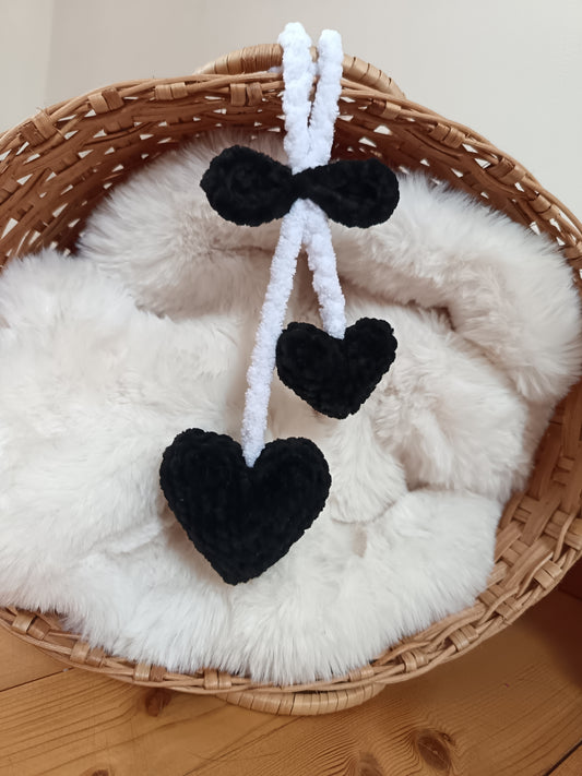 Décoration de Rétroviseur – Cœurs Élégants
